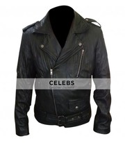 Ryan Gosling MTV Movie Award Black Biker Leather Jacket